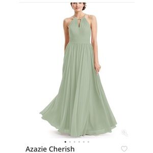 Azazie Cherish Dusty Sage